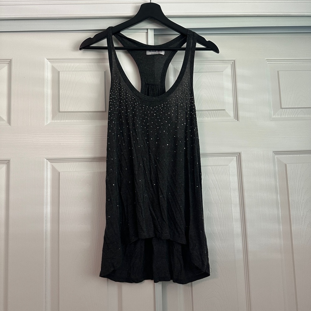 Michael stars rhinestone tank top